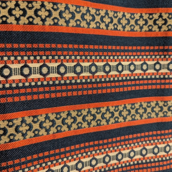 Ann Taylor Loft blue red striped skirt size 16 - Picture 3 of 8